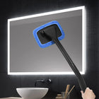 Car Window Glass Cleaning Brush, Black Handle With Two Replaceable Microfiber Mop Caps, Perfect For Kitchen & Bathroom, Car Accessories, Car Wash & Maintenance, Cleaning Brushes, Fingerprint & Dust & Mist Removal