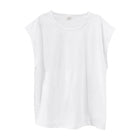 Men's Loose Short Sleeve T-Shirt round Neck Sleeveless Casual Breathable Summer Sports Basic Vest