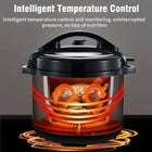 5L Electric Pressure Cooker Stainless steel Smart Multicooker for Kitchen Slow Cooker Rice Cooker Steam Pot Food Warmer 220V
