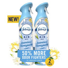 2-Pack Febreze Air Mist Jasmine & Honeysuckle Scent Odor-Eliminating Air Freshener Spray, 8.1 Ounces Per Bottle