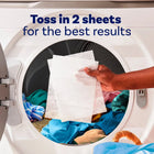 Hypoallergenic cool cotton fresh dryer sheets for household laundry | Reliably cut static electricity and keep all fabrics soft with gentle clean fragrance