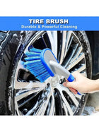 Car Wash Brush With Long Handle Tire Brush Towel Squeegee Microfiber Mitt For Car Truck SUV RV