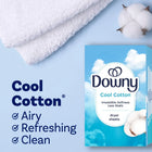 Hypoallergenic cool cotton fresh dryer sheets for household laundry | Reliably cut static electricity and keep all fabrics soft with gentle clean fragrance
