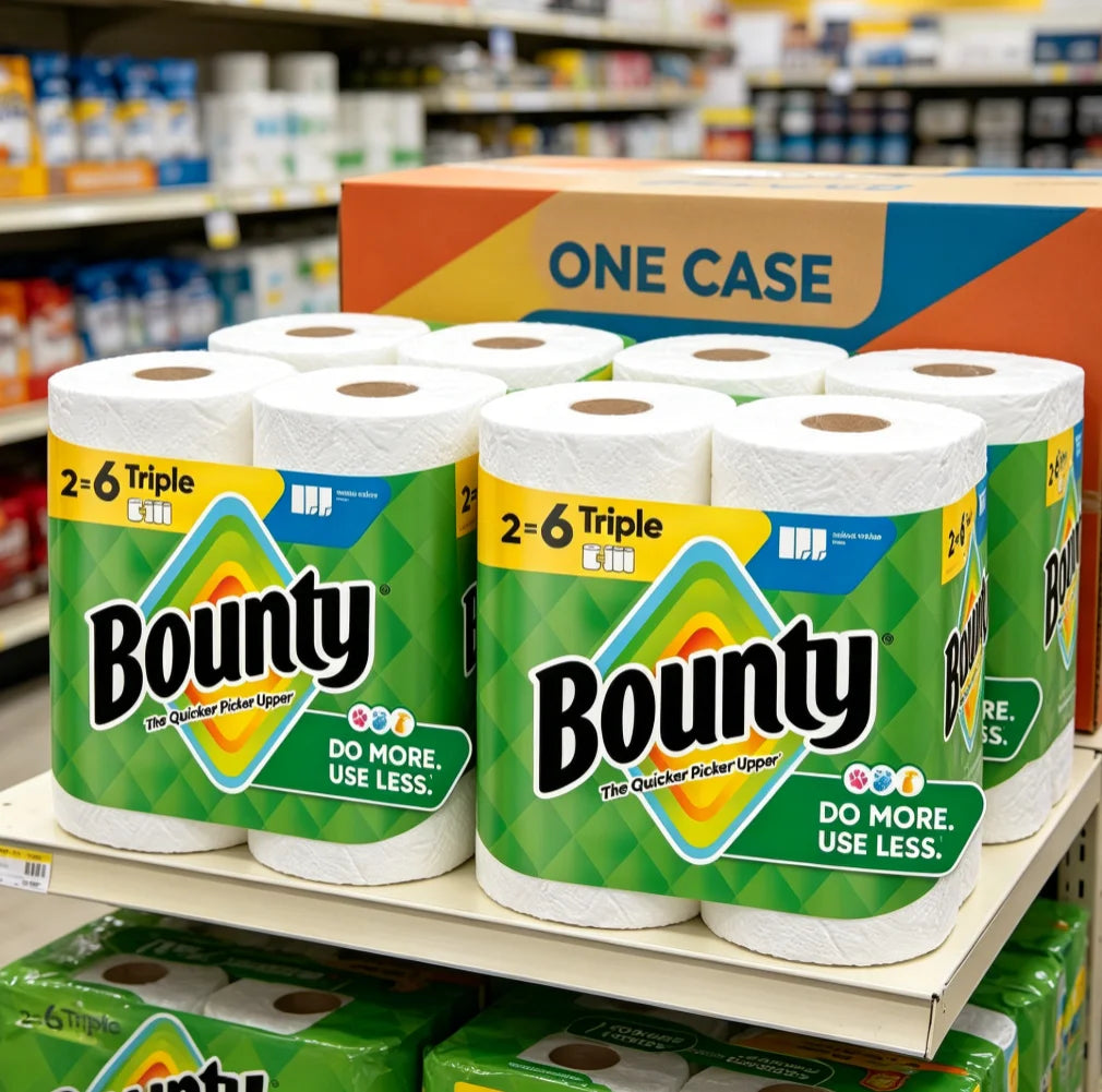 Jumbo Bulk Pack |  2X More Absorbent Quicker Picker Upper | Select-A-Size Ultra Absorbent Paper Towels | Multi-Purpose Home Cleaning Paper Towels | Suitable for Any Room | Great for Gifting | Excellent Cleaning Essential