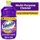 Household Favorite! | Large capacity | Multi-Purpose Cleaner Concentrate No Rinse Floor Cleaner Solution Lavender Scented Refill
