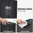 mVm Stainless Steel Trash Can 20L/30L, Step Pedal Garbage Bin with Lid, Fingerprint-Resistant, Soft Close & Quiet, Modern Waste