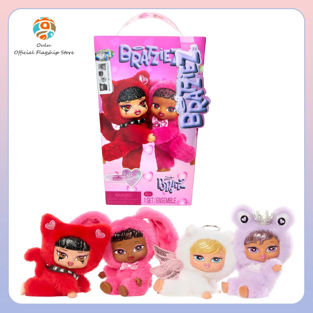 New Genuine Bratz Bratziez Sweetheartz Blind Box Vinyl Bratz Anime Figures Mystery Box Sweetheartz Keychain Keyring Gift Toy
