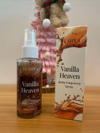 FLATPEA Vanilla Heaven Body Fragrance Spray 100ml - Sweet Vanilla Scent Body Mist For Women - Long Lasting Perfume Spray Daily Wear