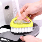 Household Cleaning Brush Candy-colored Laundry Brush Egg-shaped Shoe Brush Universal Cleaning Brush Clothing Brush Cleaning Tool