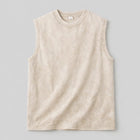 2026 Summer Men Acid Washed Cotton Tank Tops Muscle Sleeveless Workout T Shirts Running Beach Casual Streetwear Loose Fit Tees