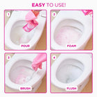 Self-Activating Foaming Toilet Cleaner Stain Remover Powerful Formula 3 Treatments 10.5 oz Bathroom Cleaning Solution for Stains Limescale Rust