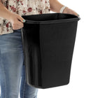 5.5 Gallon Small Plastic Bathroom Trash Can Garbage Bin Bucket Without Lid Black