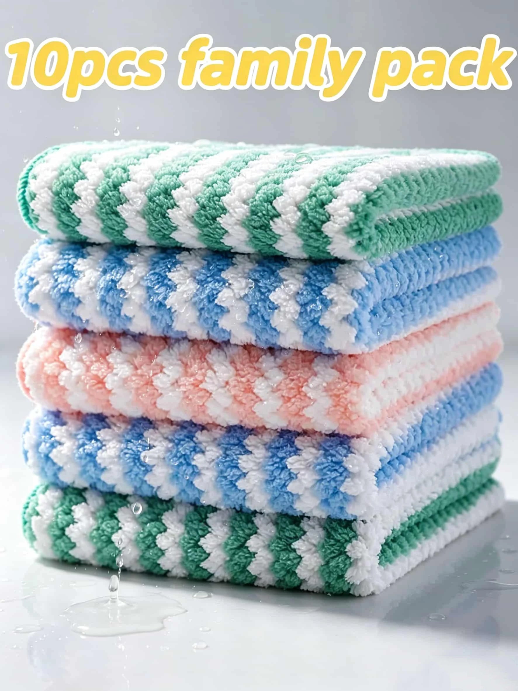 30 Pack Premium Microfiber Cleaning Cloths Ultra Absorbent Lint Free Streak Free Reusable Washable Kitchen Dish Towels Heavy Duty All Purpose Cleaning Rags for Home Car Glass Furniture