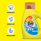 Large Capacity Value Pack | Long-Lasting Freshness & Softness With Downy April Fresh Liquid Laundry Detergent