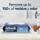 Large Capacity Value Pack Cottonelle heavy-duty flushable wet wipes with enhanced cleaning power | Bring thorough cleansing and lasting freshness for daily personal care use