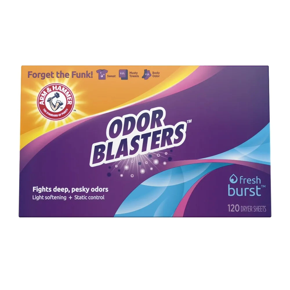 Ultra Fresh Scented Dryer Sheets for Laundry 120 Count Fabric Softener Sheets Eliminates Static Cling and Wrinkles Long Lasting Fresh Burst Fragrance Infused with Odor Blasting Technology for Towels Clothes Bedding
