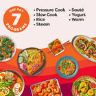 Electric Pressure Cooker Stainless Steel 3 Quart Warmer & Sterilizer, Multi-Functional Rice Cook Steam All Seasons Universal Stainless Steel