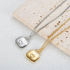 Stainless Steel Heart-shaped Pendant Necklace Metal Waterproof Jewelry For Women