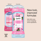 Household Favorite! | Large capacity | Women Antiperspirant Deodorant Twin Pack Powder Fresh 48 Hour Protection Long Lasting Sweat Control
