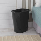 5.5 Gallon Small Plastic Bathroom Trash Can Garbage Bin Bucket Without Lid Black