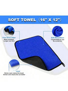 Car Wash Brush With Long Handle Tire Brush Towel Squeegee Microfiber Mitt For Car Truck SUV RV