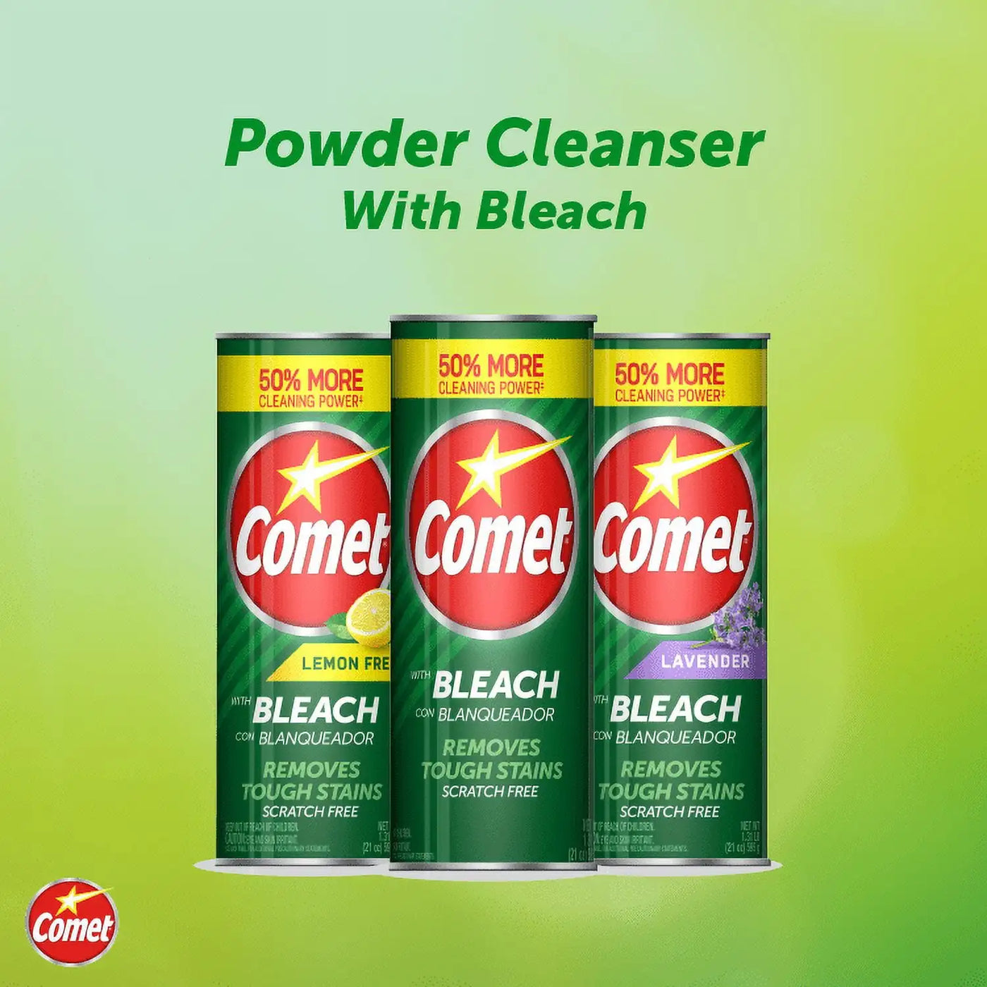 Lavender Scented All Purpose Cleaning Powder with Bleach 21oz