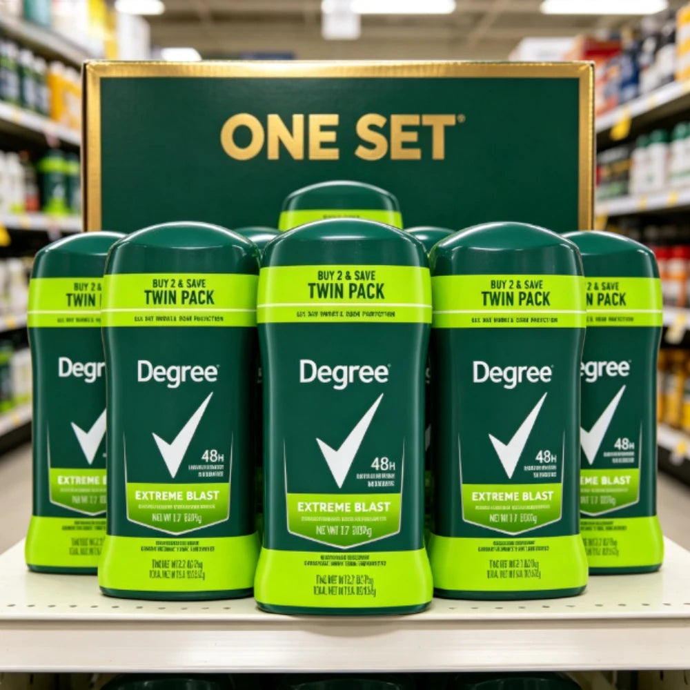 Household Favorite! | Large capacity | Men Strong Antiperspirant Deodorant Twin Pack Long Lasting Freshness Sweat Control