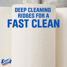Kitchen paper towels for home use, cellulose fiber, white, perforated sheets for customizable tearing
