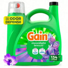 Gain Laundry Detergent Liquid, Now with Odor Defense, Moonlight Breeze Scent