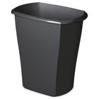 5.5 Gallon Small Plastic Bathroom Trash Can Garbage Bin Bucket Without Lid Black