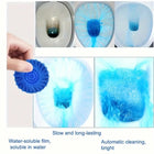 Rose-Scented Blue Toilet Bowl Cleaner Tablets - Long-Lasting, Concentrated Formula For Ceramic & Plastic Surfaces, Fresh Air Fragrance, Ideal For Hotels & Villas