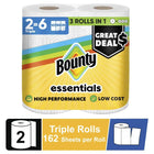 Select-A-Size Paper Towels 2 Triple Rolls White 162 Sheets Per Roll Household Cleaning Kitchen Towels Absorbent Quick Dry