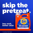 Tide Ultra Oxi Boost Liquid Laundry Detergent, 148 fl oz, 105 Loads, Advanced Stain Remover with Extra Oxi Power