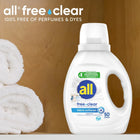 Skin-friendly hypoallergenic clear fabric softener liquid gently cares for sensitive skin garments | Soften fabrics naturally and release mild fresh aroma for daily home laundry washing