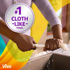 Holiday Bulk Savings | Large Capacity Value Pack | Commercial pack printed Select-A-Size Viva paper towels | Corrugated design boosts cleaning power to lift dirt, residue and unpleasant odors