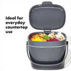 1.75-Gallon Kitchen Compost Bin with Lid Charcoal