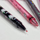Genuine Sanrio Hello Kitty Push-Button Ballpoint Pens Cartoon Kuromi 0.5MM Black Gel Pen Student Writing Drawing Stationery Gift