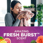 Ultra Fresh Scented Dryer Sheets for Laundry 120 Count Fabric Softener Sheets Eliminates Static Cling and Wrinkles Long Lasting Fresh Burst Fragrance Infused with Odor Blasting Technology for Towels Clothes Bedding