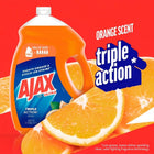 Ultra Triple Action Dishwashing Liquid Dish Soap Concentrated Orange Scent for Kitchen Cleaning Greasy Dishes 145 Fl Oz Bulk