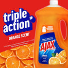 Ultra Liquid Dish Soap with Orange Scent, Triple Action Formula, 90 fl oz Bottle for Effective Cleaning