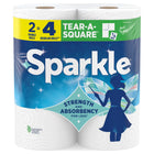 Sparkle Packaging may vary Tear-A-Square Paper Towels,  Double Rolls (220 Sheets Total) - Strong 2-Ply Towels for Kitchen Cleanup and Everyday Messes | Top Choice for Cleaning | Household Favorite | Gift Ideas | As Seen in St
