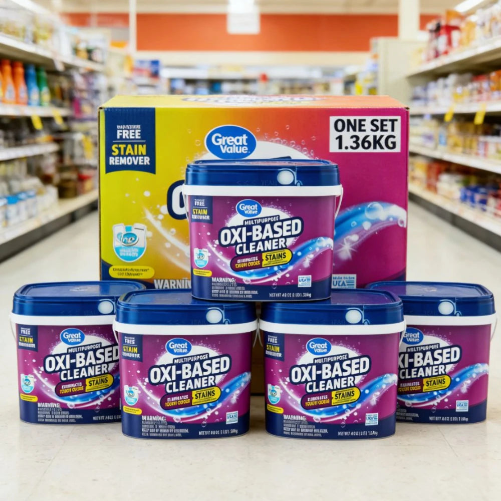 Oxi-Based Multipurpose Cleaning Powder | Advanced oxygen formula rapidly lifts tough stains and odors for fabrics and assorted household surfaces