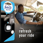 Car Air Freshener Vent Clip, Febreze AUTO Odor Fighter, Noir Scent, 8 Count, 40 Days Freshness