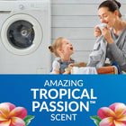 High Efficiency Liquid Laundry Detergent Tropical Passion Scent  Eco Friendly Concentrated Laundry Soap for All Machines Top Loader Front Loader He Safe
