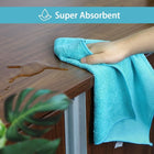 12 Pack Microfiber Cleaning Cloth 210GSM Ultra Soft High Density Towels for Car Glass Kitchen Reusable Rags Blue Green Yellow Pink 11.5x11.5