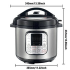 5L Electric Pressure Cooker Stainless steel Smart Multicooker for Kitchen Slow Cooker Rice Cooker Steam Pot Food Warmer 220V