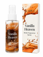 FLATPEA Vanilla Heaven Body Fragrance Spray 100ml - Sweet Vanilla Scent Body Mist For Women - Long Lasting Perfume Spray Daily Wear