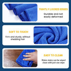 10 Pack Multicolor Microfiber Dish Cloths, Thick Lint Free Super Absorbent Non-Greasy Kitchen Cleaning Towels