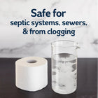 Cottonelle Ultra Clean Toilet Paper, Strong Toilet Tissue, 24 Mega Rolls