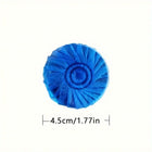 Rose-Scented Blue Toilet Bowl Cleaner Tablets - Long-Lasting, Concentrated Formula For Ceramic & Plastic Surfaces, Fresh Air Fragrance, Ideal For Hotels & Villas